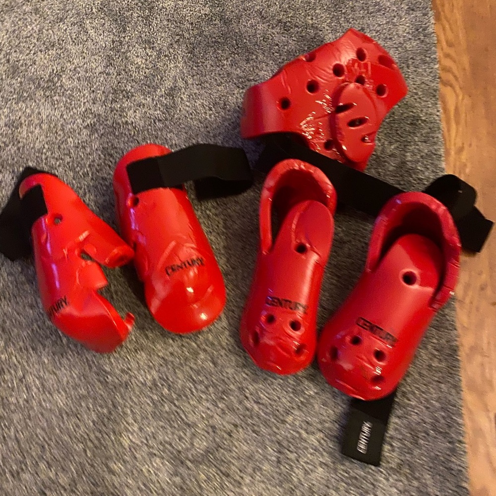 Century taekwondo sparring gear.